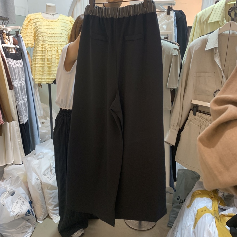 OZ韓國㊣直郵東大門代購女裝新款時尚職業休閑25春夏休閑褲OZ.ounce休閑褲