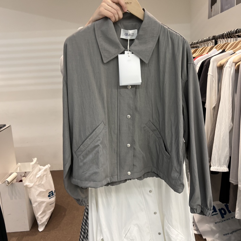 OBJECT直郵韓國代購㊣女裝新品推薦職業熱賣人氣休閑時尚夾克OBJECT夾克