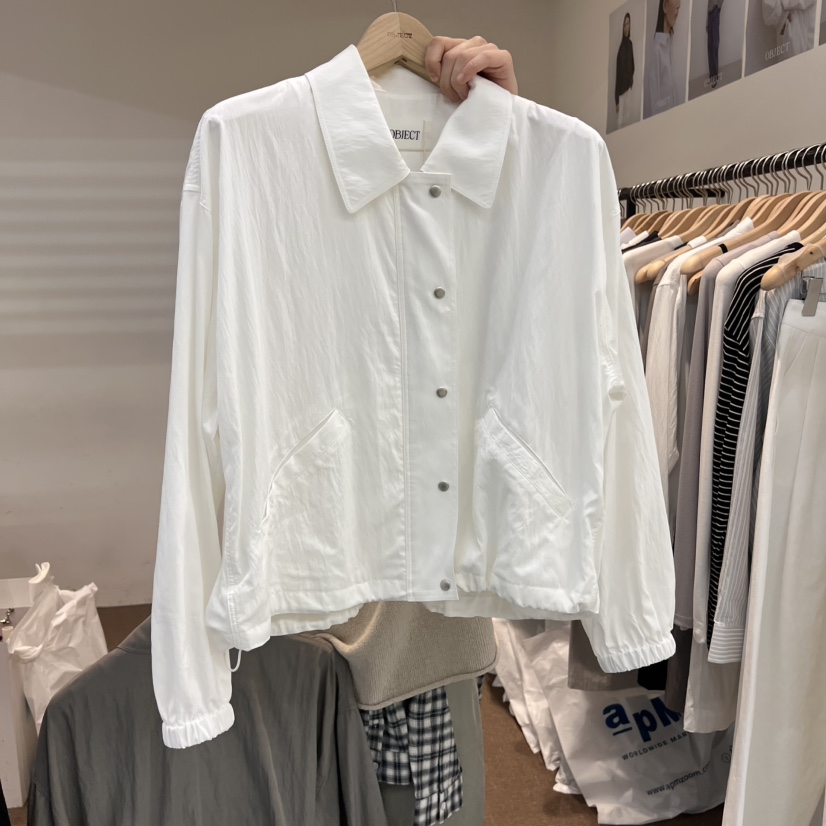 OBJECT直郵韓國代購㊣女裝新品推薦職業熱賣人氣休閑時尚夾克OBJECT夾克圖色2