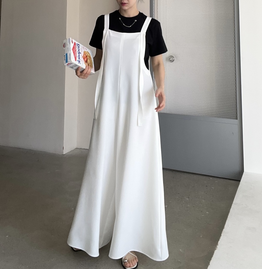 VERNI韓國㊣直郵東大門代購女裝新品熱賣休閑25春夏時尚背帶褲VERNI背帶褲