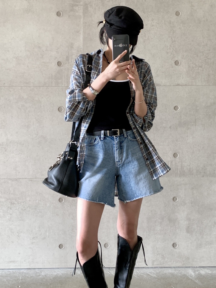 DAVICHI直郵韓國代購㊣女裝新款人氣推薦休閑時尚25春夏短褲DAVICHI短褲