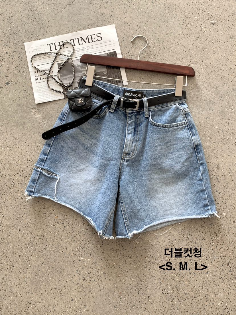 DAVICHI直郵韓國代購㊣女裝新款人氣推薦休閑時尚25春夏短褲DAVICHI短褲