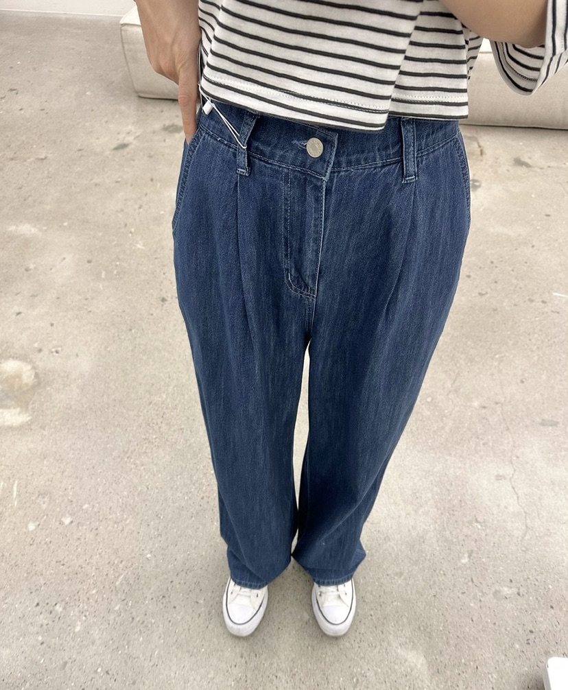 BUT韓國直郵㊣女裝新款時尚推薦25春夏休閑人氣熱賣牛仔褲button牛仔褲