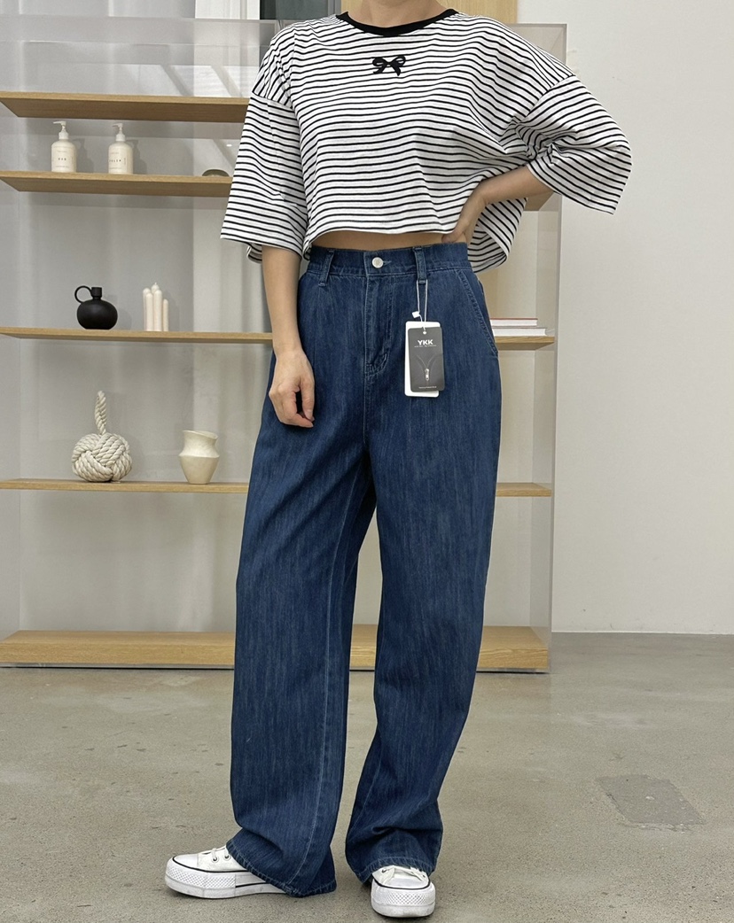 BUT韓國直郵㊣女裝新款時尚推薦25春夏休閑人氣熱賣牛仔褲button牛仔褲