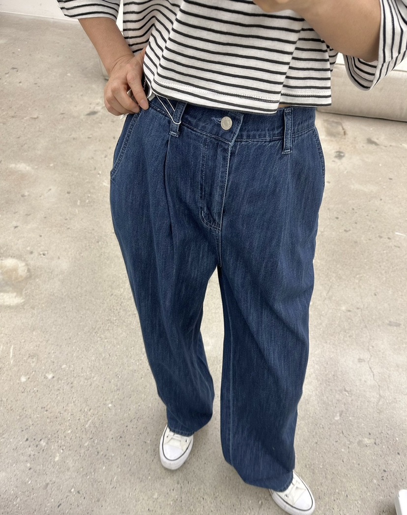 BUT韓國直郵㊣女裝新款時尚推薦25春夏休閑人氣熱賣牛仔褲button牛仔褲圖色1