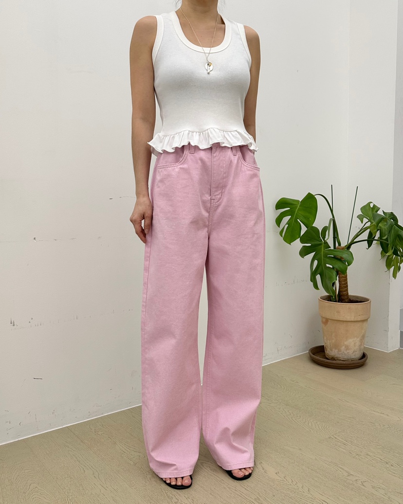 BUT韓國直郵㊣女裝新品25春夏休閑推薦人氣時尚熱賣休閑褲button休閑褲
