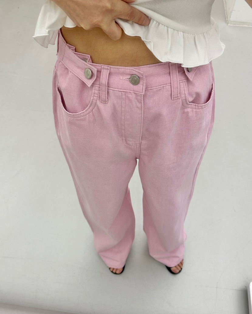 BUT韓國直郵㊣女裝新品25春夏休閑推薦人氣時尚熱賣休閑褲button休閑褲