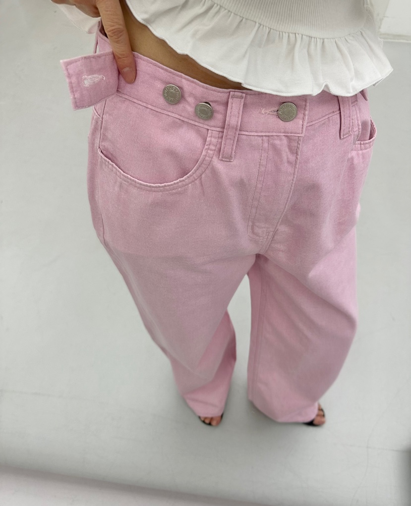 BUT韓國直郵㊣女裝新品25春夏休閑推薦人氣時尚熱賣休閑褲button休閑褲
