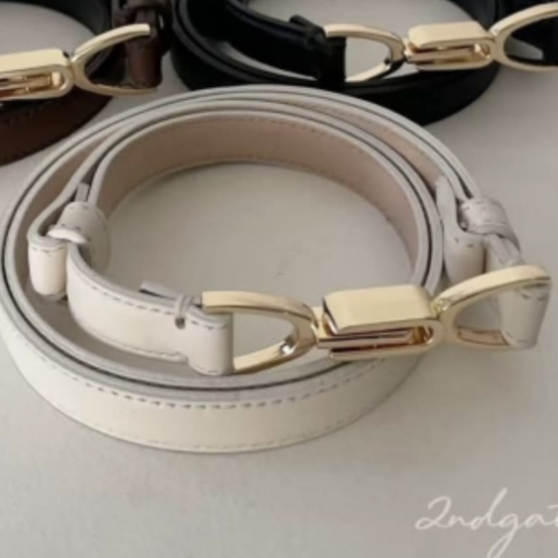 2ND GATE韓國直郵㊣東大門實拍女裝新款休閑25春夏腰帶皮革2ND GATE腰帶圖色1