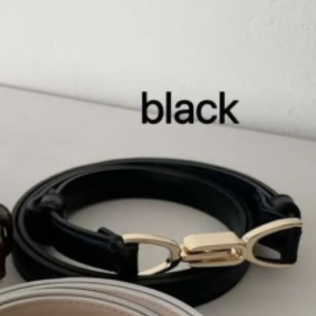 2ND GATE韓國直郵㊣東大門實拍女裝新款休閑25春夏腰帶皮革2ND GATE腰帶圖色2