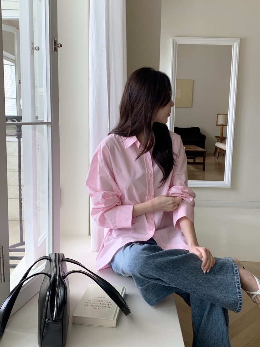 BOUND.A韓國直郵㊣女裝新品25春夏推薦人氣時尚襯衫蕾絲衫BOUND.A襯衫/蕾絲衫