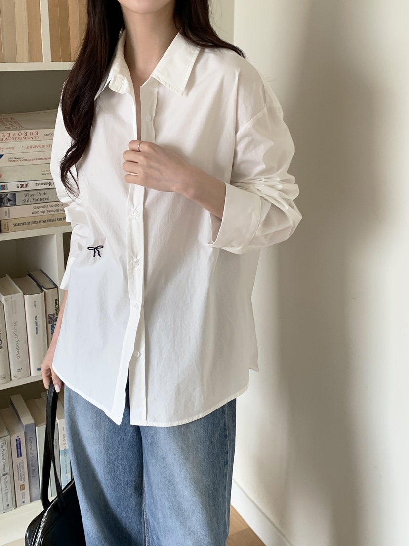 BOUND.A韓國直郵㊣女裝新品25春夏推薦人氣時尚襯衫蕾絲衫BOUND.A襯衫/蕾絲衫