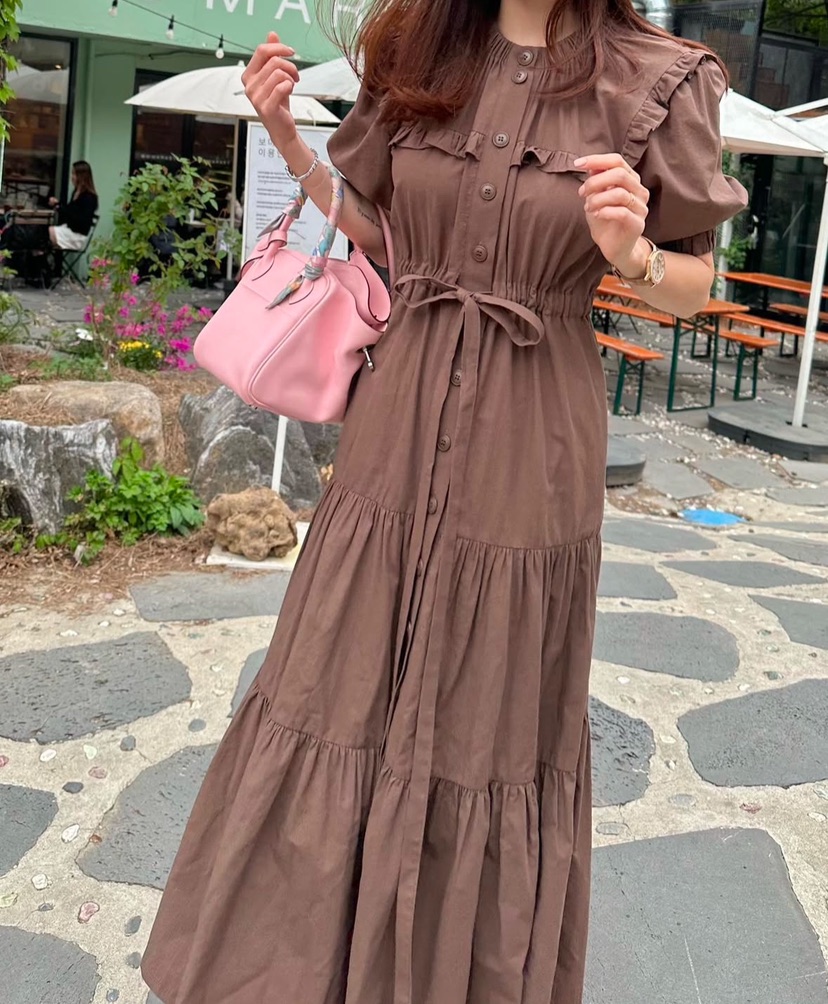 AWESOME-L直郵韓國代購㊣女裝新款熱賣休閑推薦人氣連衣裙AWESOME-L連衣裙