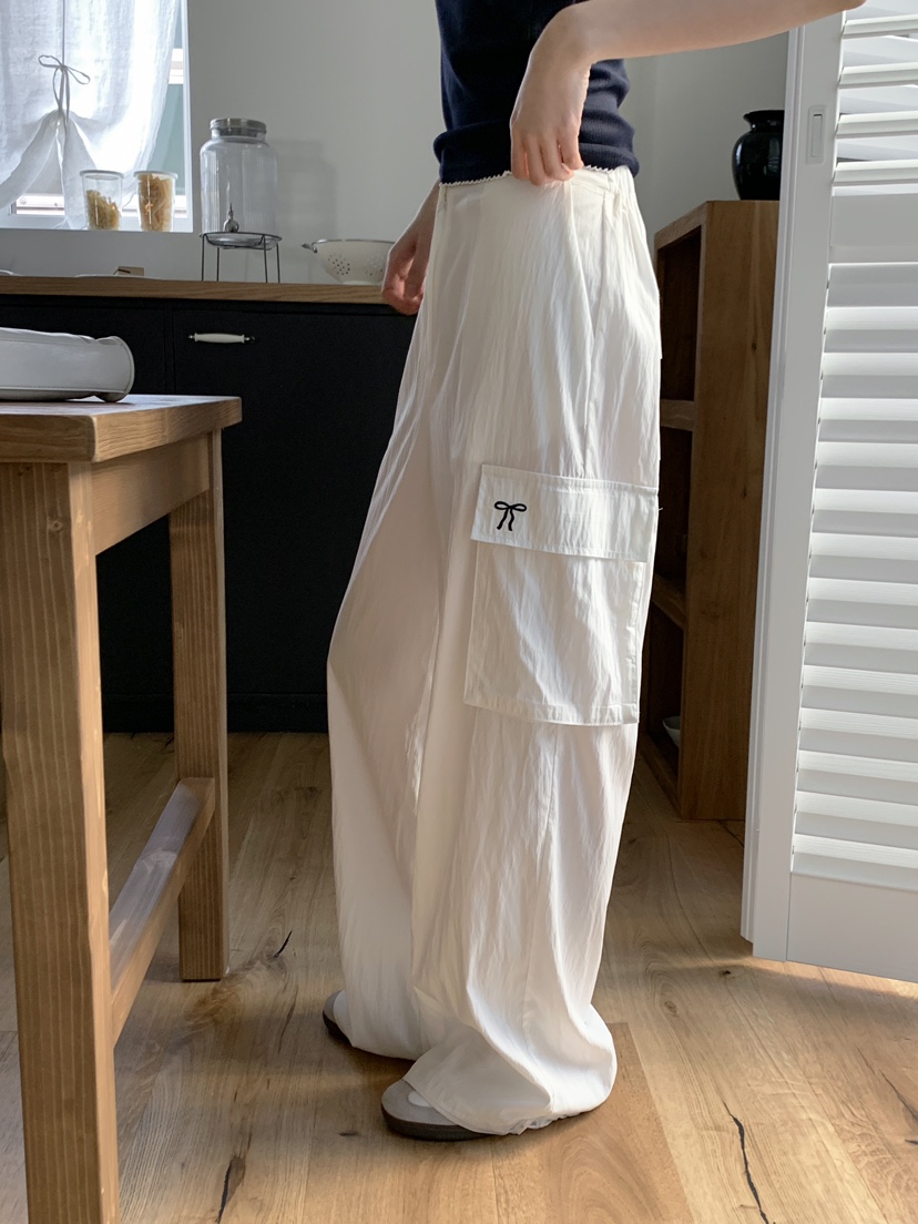 BOUND.A韓國㊣直郵東大門代購女裝新品推薦裙褲可拆卸蝴蝶結工裝BOUND.A裙褲