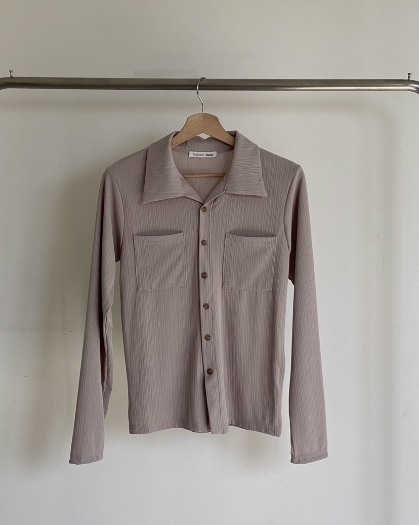 WALNUT/TAEJOON直郵韓國代購㊣女裝新款休閑25春夏襯衫蕾絲衫Walunt/TAEJOON襯衫/蕾絲衫圖色2