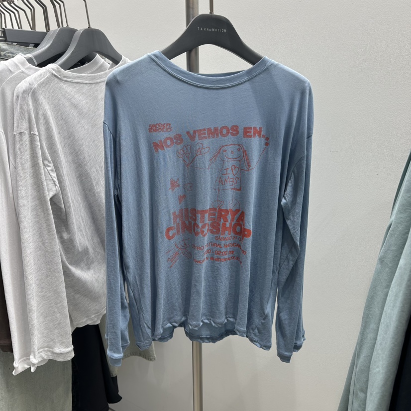 TARABY MOTION韓國㊣直郵東大門代購女裝新品人氣熱賣長袖T恤TARABY MOTION長袖T恤圖色3
