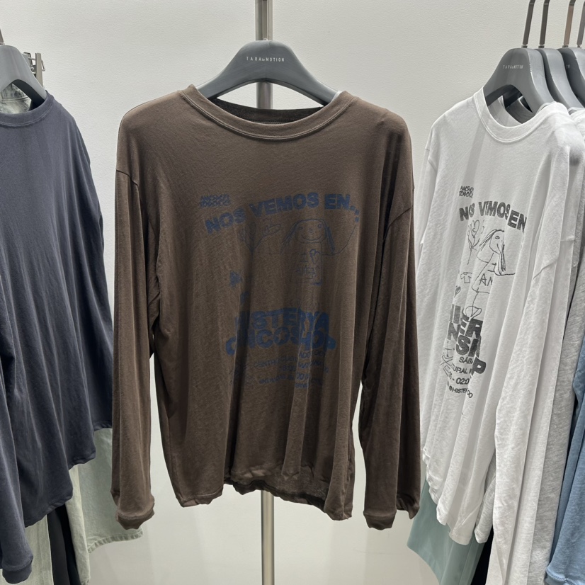 TARABY MOTION韓國㊣直郵東大門代購女裝新品人氣熱賣長袖T恤TARABY MOTION長袖T恤圖色5