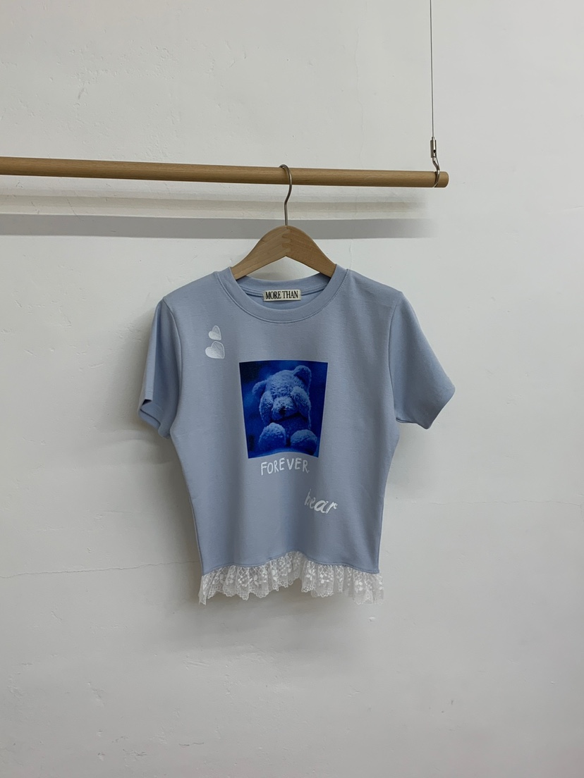 MORE THAN-P韓國直郵㊣東大門實拍女裝新款25春夏熱賣T恤MORE THANT恤圖色3