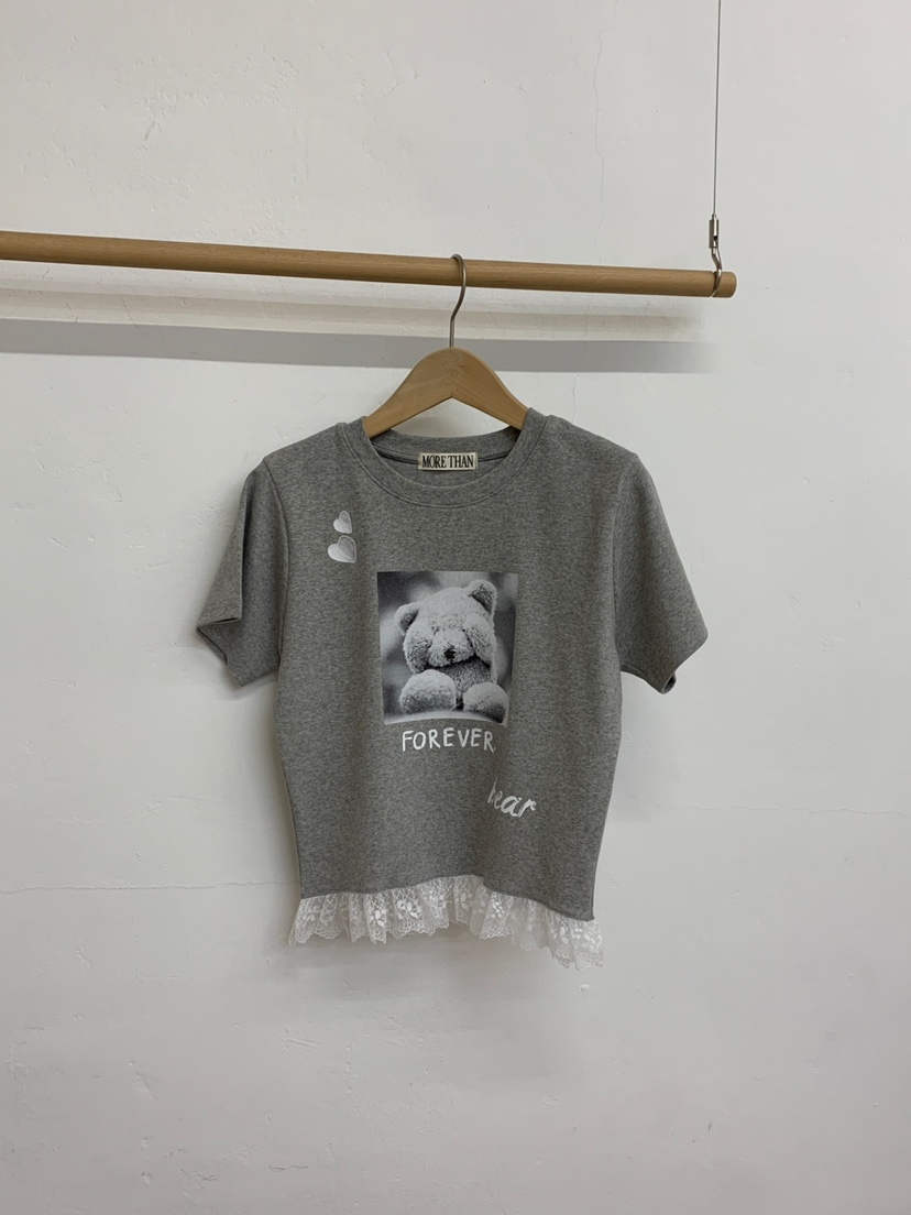 MORE THAN-P韓國直郵㊣東大門實拍女裝新款25春夏熱賣T恤MORE THANT恤圖色4