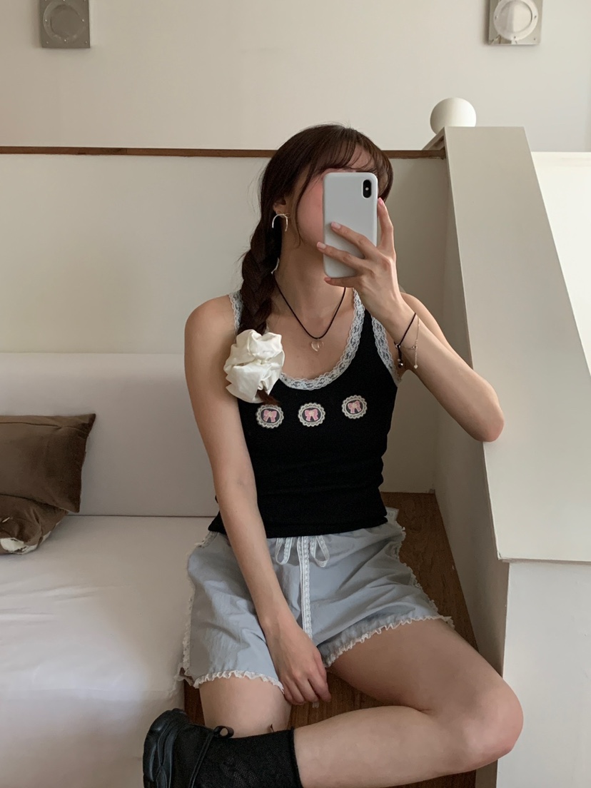 MORE THAN-P韓國直郵㊣東大門實拍女裝新品熱賣時尚吊帶背心MORE THAN吊帶/背心
