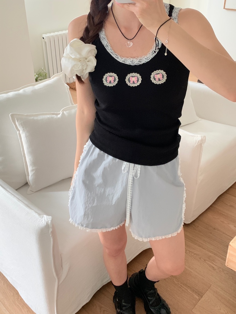 MORE THAN-P韓國直郵㊣東大門實拍女裝新品熱賣時尚吊帶背心MORE THAN吊帶/背心