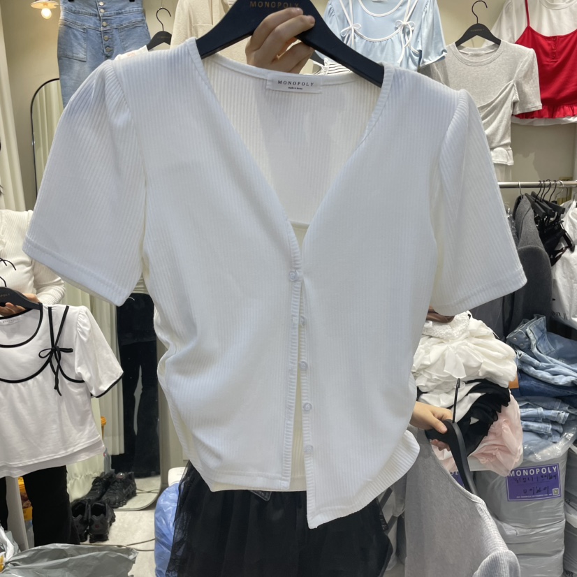 MONOPOLY直郵韓國代購㊣女裝新品熱賣休閑人氣25春夏時尚T恤KC MARKETT恤圖色4