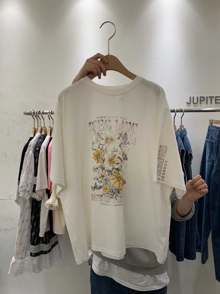 JUPITER韓國直郵㊣女裝新款25春夏人氣推薦熱賣休閑時尚T恤JUPITERT恤