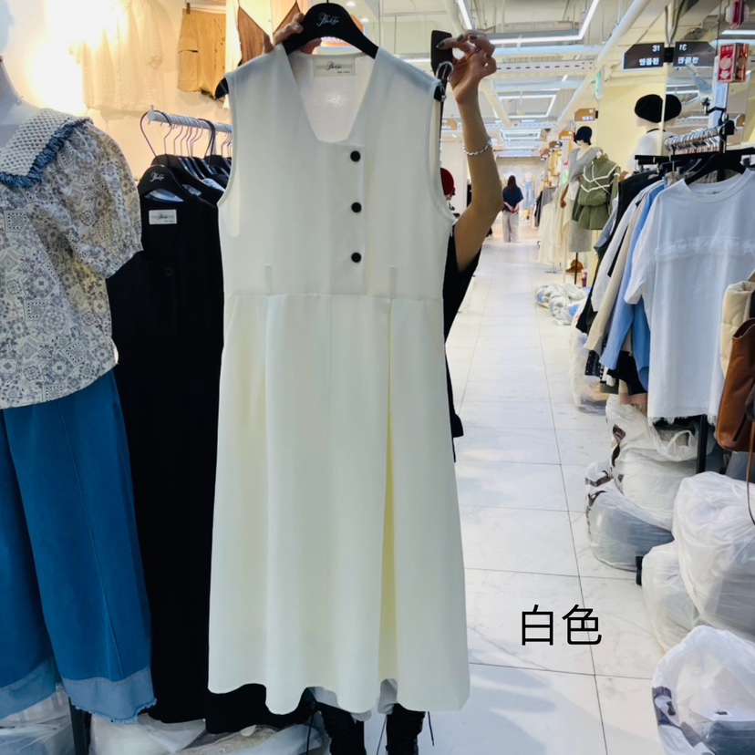 BAKHA韓國直郵㊣女裝新款人氣熱賣25春夏休閑連衣裙不含腰帶BAKHA連衣裙