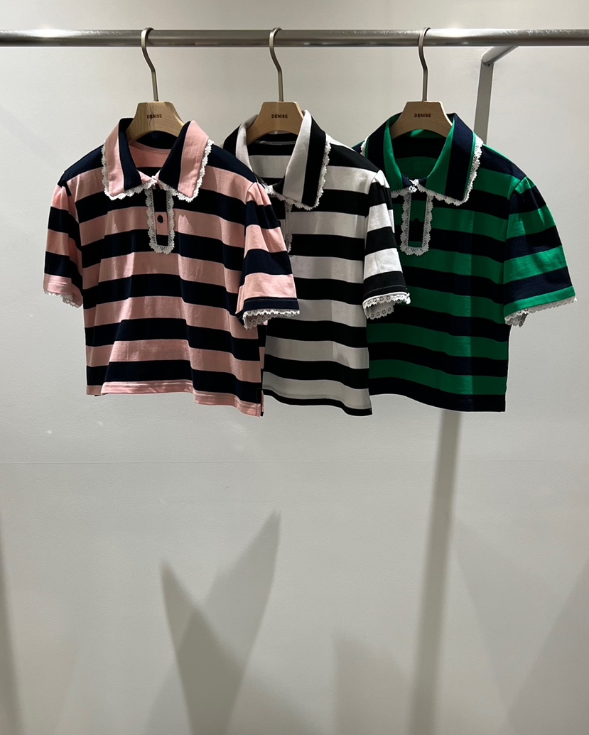 DENISE韓國直郵㊣女裝新品人氣休閑推薦25春夏熱賣時尚T恤DENISET恤