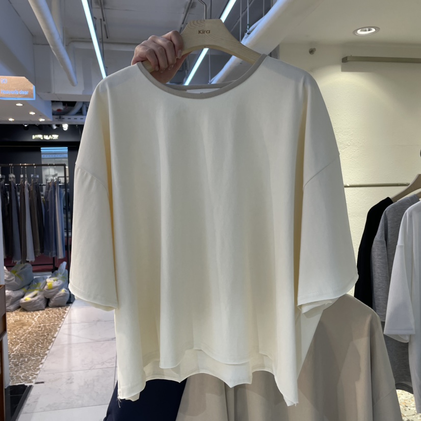 KIRA-Q韓國直郵㊣東大門實拍女裝新品25春夏休閑時尚人氣T恤KIRA-QT恤
