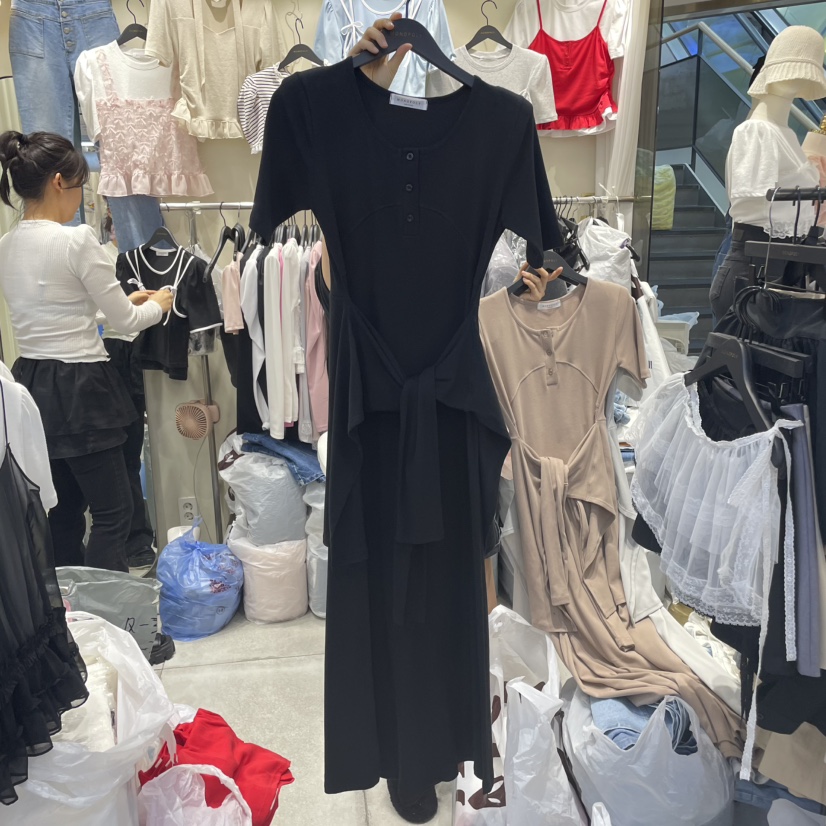MONOPOLY韓國直郵㊣女裝新品時尚推薦25春夏熱賣休閑連衣裙KC MARKET連衣裙圖色3