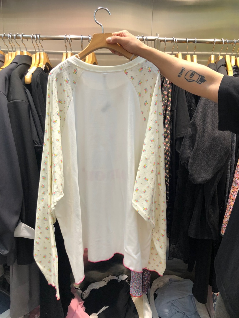 MENDL S韓國直郵㊣女裝新品熱賣25春夏休閑時尚推薦長袖T恤MENDL S長袖T恤