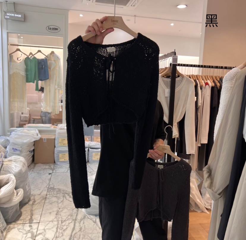 LA MAGIE FEMME韓國直郵㊣女裝新品休閑人氣熱賣推薦針織衫Lamagie Femme針織衫圖色2