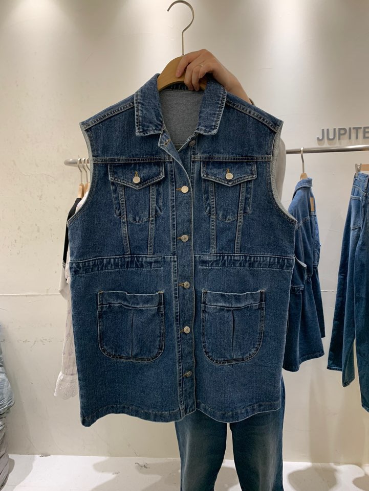 JUPITER韓國直郵㊣東大門實拍女裝新品人氣休閑時尚熱賣馬甲JUPITER馬甲