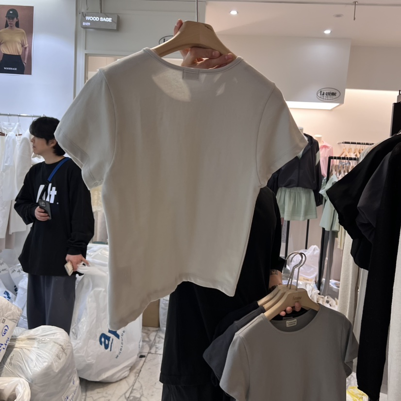 LA MAGIE FEMME韓國㊣直郵東大門代購女裝新款推薦休閑T恤Lamagie FemmeT恤