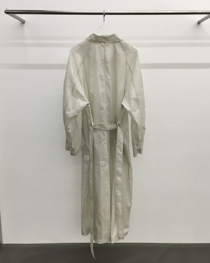 HEMP-P韓國㊣直郵東大門代購女裝新品時尚熱賣長款風衣含腰帶hemp長款風衣