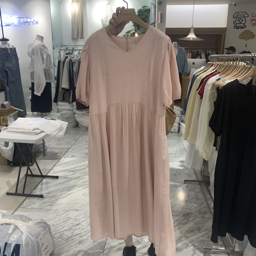 ADELINE韓國直郵㊣東大門實拍女裝新品休閑25春夏人氣連衣裙ADELINE連衣裙