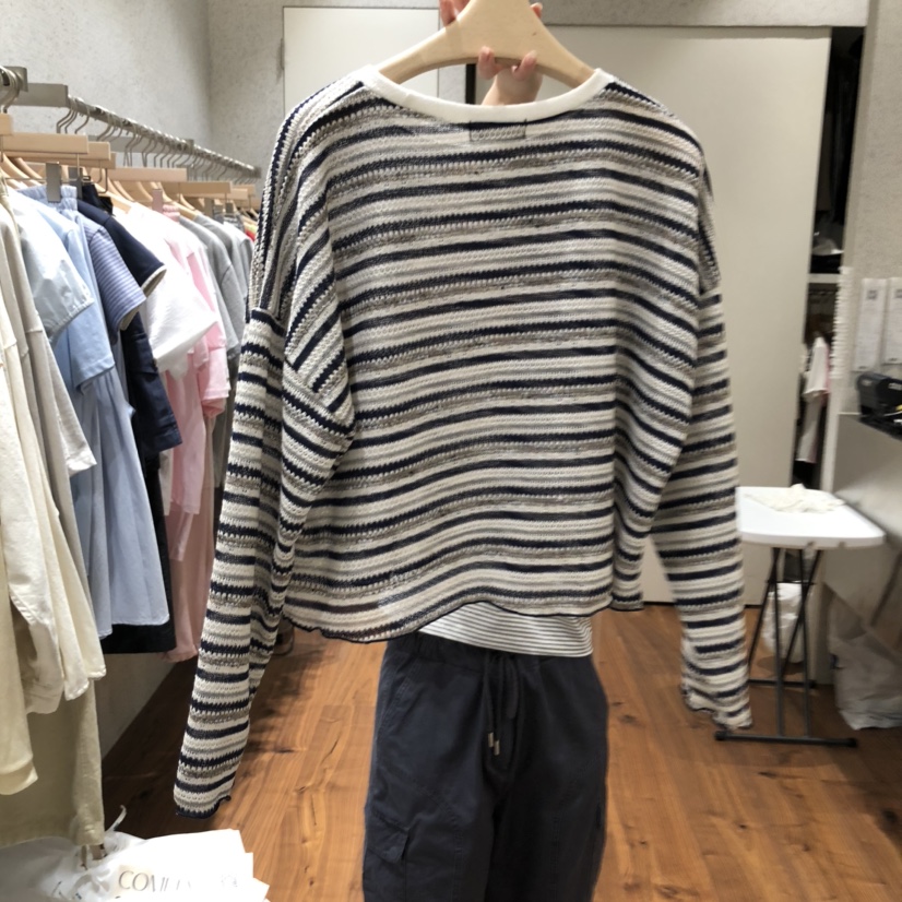 COMELY韓國㊣直郵東大門代購女裝新品時尚熱賣25春夏長袖T恤COMELY長袖T恤