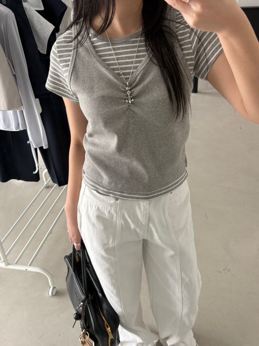 Verbena韓國㊣直郵東大門代購女裝新款25春夏時尚套裝兩件套Verbena套裝