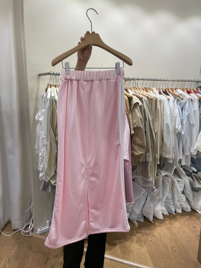 AUVERFIT韓國㊣直郵東大門代購女裝新品時尚推薦休閑長裙褶皺AUVERFIT長裙