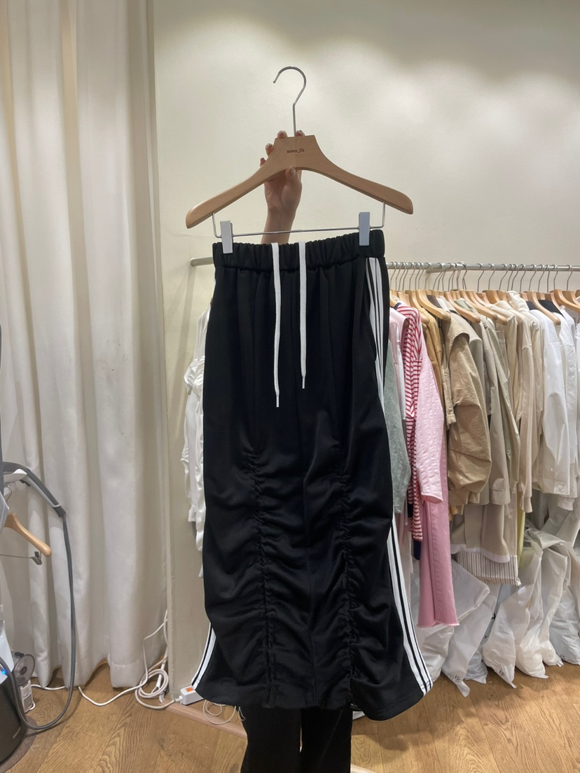 AUVERFIT韓國㊣直郵東大門代購女裝新品時尚推薦休閑長裙褶皺AUVERFIT長裙圖色4