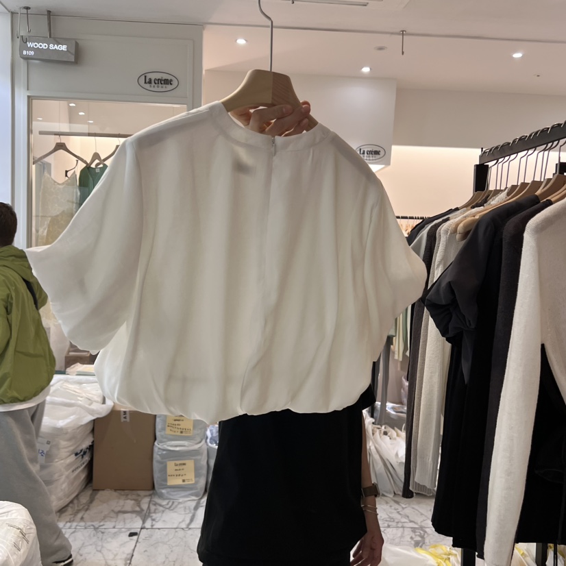 LA MAGIE FEMME韓國㊣直郵東大門代購女裝新款時尚襯衫蕾絲衫Lamagie Femme襯衫/蕾絲衫