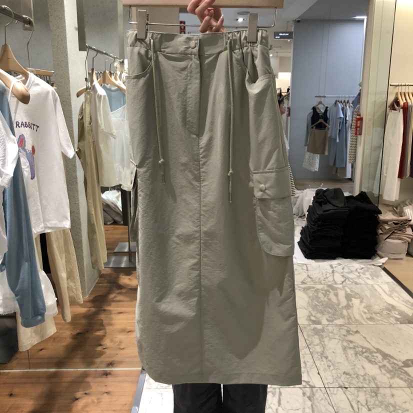 COMELY直郵韓國代購㊣女裝新款25春夏時尚熱賣半身裙中短裙COMELY半身裙/中短裙圖色2