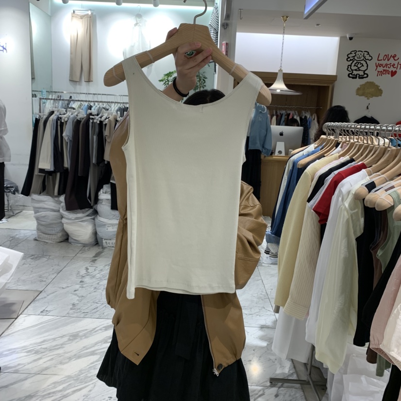 ADELINE韓國㊣直郵東大門代購女裝新款休閑熱賣推薦吊帶背心ADELINE吊帶/背心