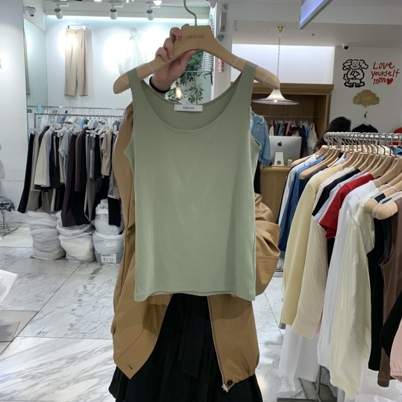 ADELINE韓國㊣直郵東大門代購女裝新款休閑熱賣推薦吊帶背心ADELINE吊帶/背心圖色3