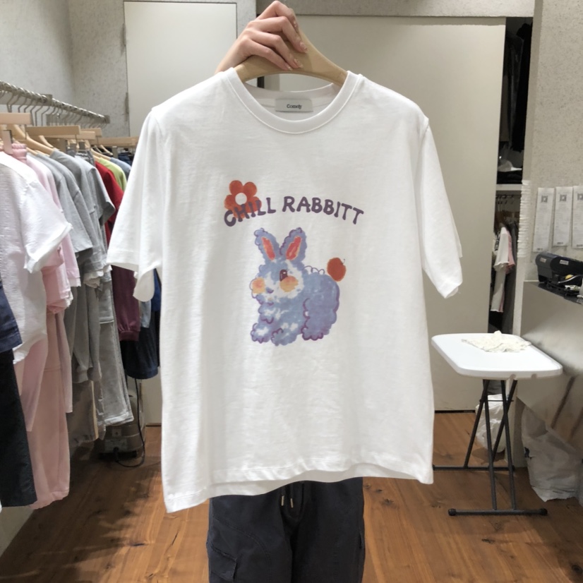 COMELY韓國直郵㊣女裝新品時尚推薦休閑熱賣人氣25春夏T恤COMELYT恤