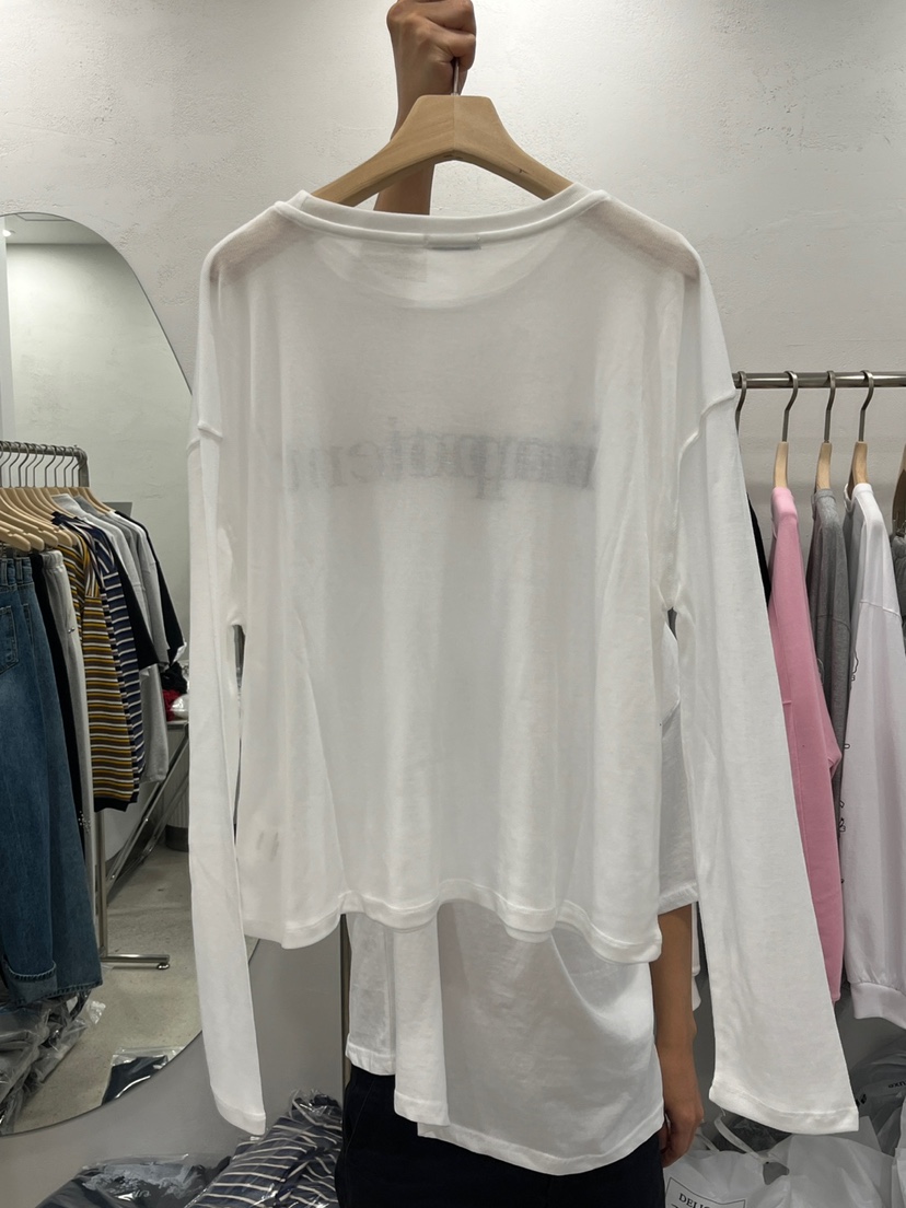 DELICATE韓國直郵㊣女裝新品25春夏熱賣休閑推薦人氣長袖T恤DELICATE長袖T恤