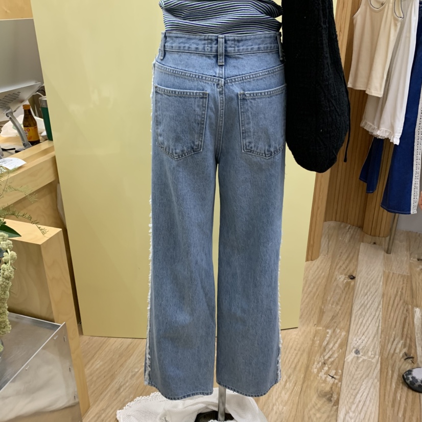 THEPLAN韓國㊣直郵東大門代購女裝新款時尚人氣推薦熱賣牛仔褲THE PLAN牛仔褲