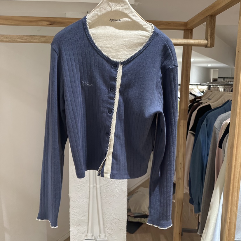APPROACH0.1直郵韓國代購㊣女裝新品熱賣25春夏針織衫羊毛衫APPROACH0.1針織衫圖色4