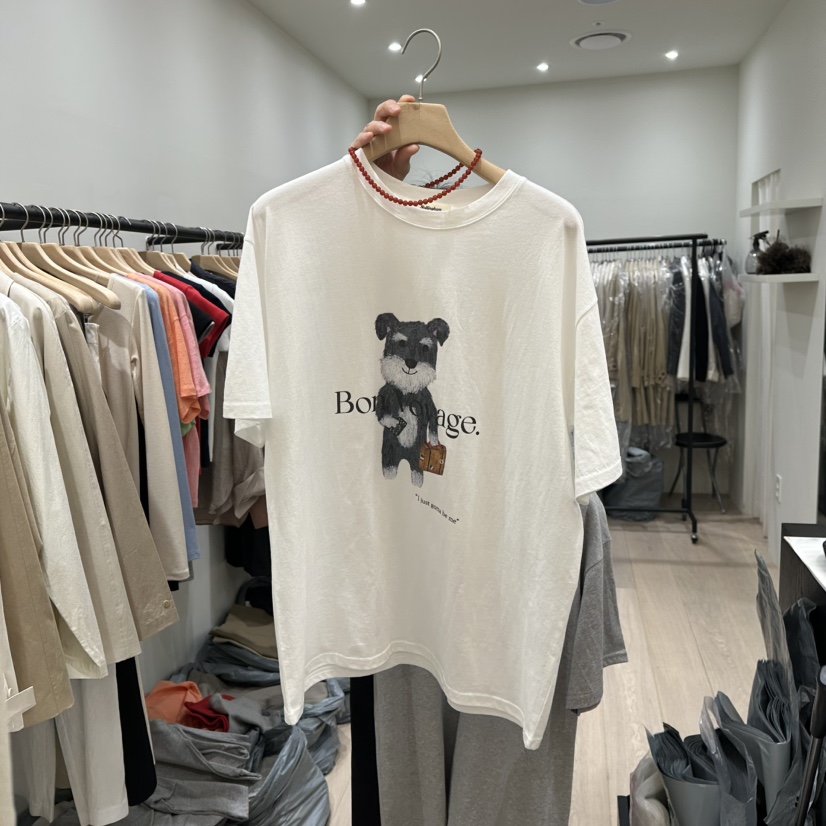 NOTTINGHAM韓國直郵㊣女裝新品休閑時尚推薦熱賣25春夏人氣T恤NOTTINGHAMT恤